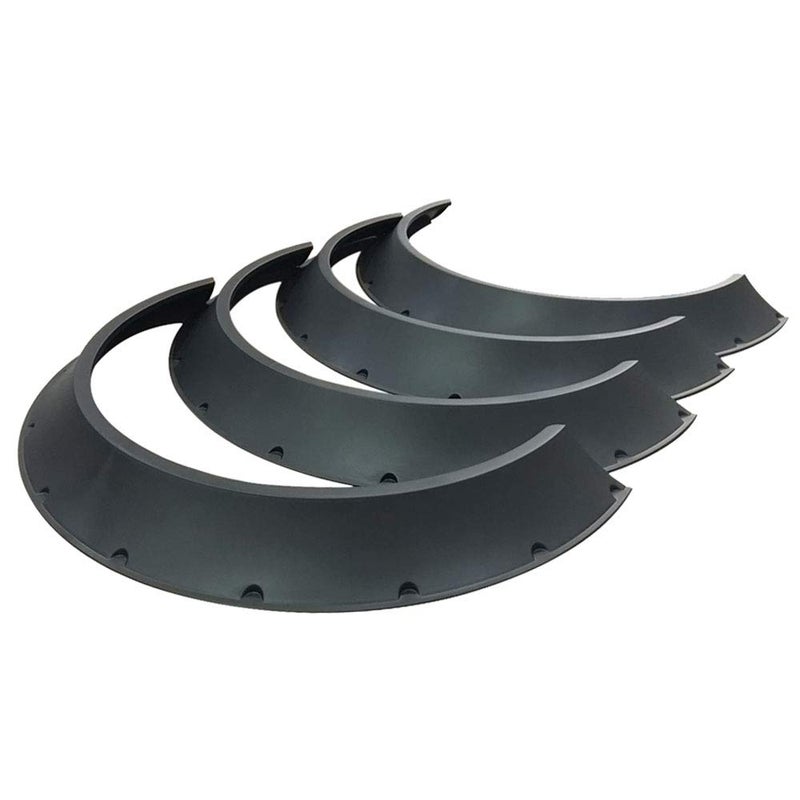Kyostar New School 4Pcs 800mm Universal Car Fender Flares Wheel Arches (Black) - Image 2